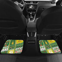 Pitcairn Islands Christmas Car Mats Festive Beach Vibes - Polynesian Pride
