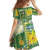 Pitcairn Islands Christmas Family Matching Long Sleeve Bodycon Dress and Hawaiian Shirt Festive Beach Vibes - Polynesian Pride