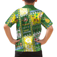 Pitcairn Islands Christmas Family Matching Puletasi and Hawaiian Shirt Festive Beach Vibes - Polynesian Pride