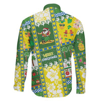 Pitcairn Islands Christmas Family Matching Puletasi and Hawaiian Shirt Festive Beach Vibes - Polynesian Pride