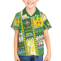 Pitcairn Islands Christmas Family Matching Puletasi and Hawaiian Shirt Festive Beach Vibes - Polynesian Pride