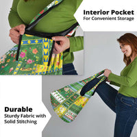 Pitcairn Islands Christmas Grocery Bag Festive Beach Vibes - Polynesian Pride