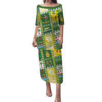 Pitcairn Islands Christmas Puletasi Festive Beach Vibes - Polynesian Pride