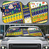 Tokelau Christmas Auto Sun Shade Festive Beach Vibes - Polynesian Pride