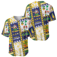 Tokelau Christmas Baseball Jersey Festive Beach Vibes LT05 - Polynesian Pride
