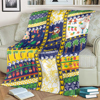 Tokelau Christmas Blanket Festive Beach Vibes - Polynesian Pride