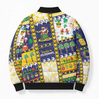 Tokelau Christmas Bomber Puffer Jacket Festive Beach Vibes - Polynesian Pride