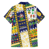 Tokelau Christmas Family Matching Long Sleeve Bodycon Dress and Hawaiian Shirt Festive Beach Vibes - Polynesian Pride
