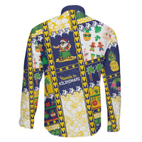 Tokelau Christmas Family Matching Off Shoulder Maxi Dress and Hawaiian Shirt Festive Beach Vibes - Polynesian Pride