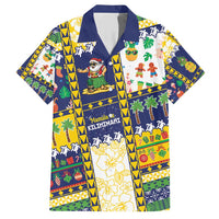 Tokelau Christmas Family Matching Short Sleeve Bodycon Dress and Hawaiian Shirt Festive Beach Vibes - Polynesian Pride