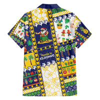 Tokelau Christmas Family Matching Summer Maxi Dress and Hawaiian Shirt Festive Beach Vibes - Polynesian Pride