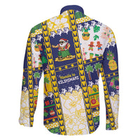 Tokelau Christmas Family Matching Tank Maxi Dress and Hawaiian Shirt Festive Beach Vibes - Polynesian Pride