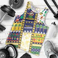 Tokelau Christmas Men Tank Top Festive Beach Vibes - Polynesian Pride
