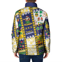 Tokelau Christmas Padded Jacket Festive Beach Vibes - Polynesian Pride