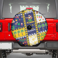 Tokelau Christmas Spare Tire Cover Festive Beach Vibes - Polynesian Pride