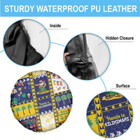 Tokelau Christmas Spare Tire Cover Festive Beach Vibes - Polynesian Pride