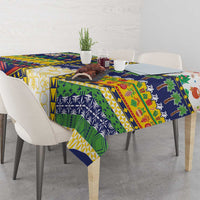 Tokelau Christmas Tablecloth Festive Beach Vibes - Polynesian Pride
