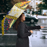 Tokelau Christmas Umbrella Festive Beach Vibes - Polynesian Pride