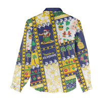 Tokelau Christmas Women Casual Shirt Festive Beach Vibes - Polynesian Pride