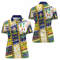 Tokelau Christmas Women Polo Shirt Festive Beach Vibes - Polynesian Pride