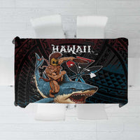 Hawaii Ikaika Tablecloth Hawaiian Mythic Koa Tribal Warrior