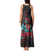 Hawaiian Demigod Maui Tank Maxi Dress Polynesian Mythology LT05 - Polynesian Pride