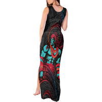 Hawaiian Demigod Maui Tank Maxi Dress Polynesian Mythology LT05 - Polynesian Pride