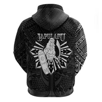 Philippines Tribal Hoodie King Lapu Lapu Black Version