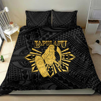 Philippines Tribal Bedding Set King Lapu Lapu Gold Version