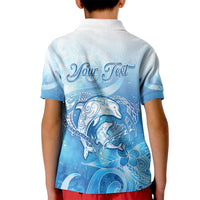 Mother's Love Is Deeper Than Ocean Kid Polo Shirt Polynesian Style