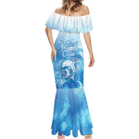 Mother's Love Is Deeper Than Ocean Mermaid Dress Polynesian Style