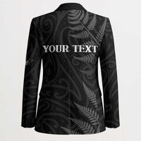 Personalised New Zealand Chur Bro Blazer Maori Koru With Silver Fern LT05 - Polynesian Pride