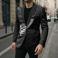Personalised New Zealand Chur Bro Blazer Maori Koru With Silver Fern LT05 - Polynesian Pride