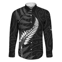 Personalised New Zealand Chur Bro Family Matching Mermaid Dress and Hawaiian Shirt Maori Koru With Silver Fern