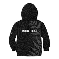 Personalised New Zealand Chur Bro Kid Hoodie Maori Koru With Silver Fern LT05 - Polynesian Pride