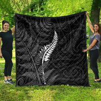 New Zealand Chur Bro Quilt Maori Koru With Silver Fern LT05 - Polynesian Pride