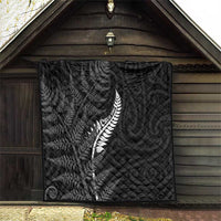 New Zealand Chur Bro Quilt Maori Koru With Silver Fern LT05 - Polynesian Pride