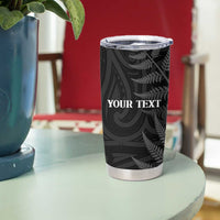 Personalised New Zealand Chur Bro Tumbler Cup Maori Koru With Silver Fern LT05 - Polynesian Pride