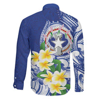 Northern Mariana Islands Family Matching Tank Maxi Dress and Hawaiian Shirt Polynesian Pattern With Frangipani