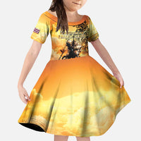 Hawaii Memorial Day Family Matching Long Sleeve Bodycon Dress and Hawaiian Shirt Remember Their Sacrifice