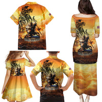 Hawaii Memorial Day Family Matching Puletasi and Hawaiian Shirt Remember Their Sacrifice