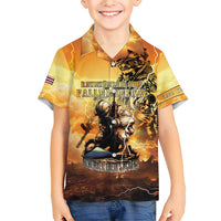 Hawaii Memorial Day Family Matching Short Sleeve Bodycon Dress and Hawaiian Shirt Remember Their Sacrifice
