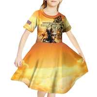 Hawaii Memorial Day Kid Short Sleeve Dress Remember Their Sacrifice