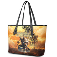 Hawaii Memorial Day Leather Tote Bag Remember Their Sacrifice