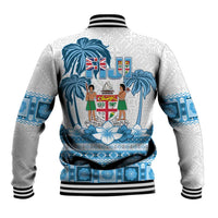 Fiji 679 Constitution Day Baseball Jacket Fijian Tapa Pattern