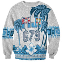 Fiji 679 Constitution Day Sweatshirt Fijian Tapa Pattern
