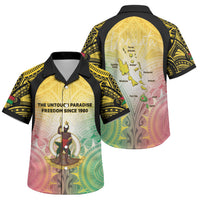 Vanuatu Independence Day Family Matching Summer Maxi Dress and Hawaiian Shirt The Untouched Paradise LT05 Son's Shirt Colorful - Polynesian Pride