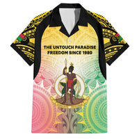 Vanuatu Independence Day Family Matching Tank Maxi Dress and Hawaiian Shirt The Untouched Paradise LT05 Dad's Shirt - Short Sleeve Colorful - Polynesian Pride