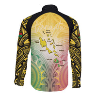 Vanuatu Independence Day Long Sleeve Button Shirt The Untouched Paradise