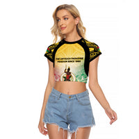 Vanuatu Independence Day Raglan Cropped T Shirt The Untouched Paradise